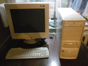 Компьютер Р4,  RAM 512,  HDD 60Gb,  монитор,  клавиатура,  мышка.